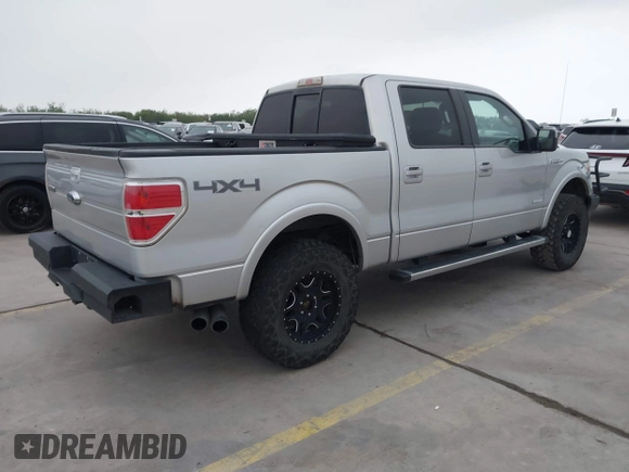 2012 Ford F-150 XL with VIN 1FTFW1ET3CKD61250, listed as a IAAI auction lot 42157714 with 256,720 mi miles and . Bid and sale history available at DreamBid. Image 4.