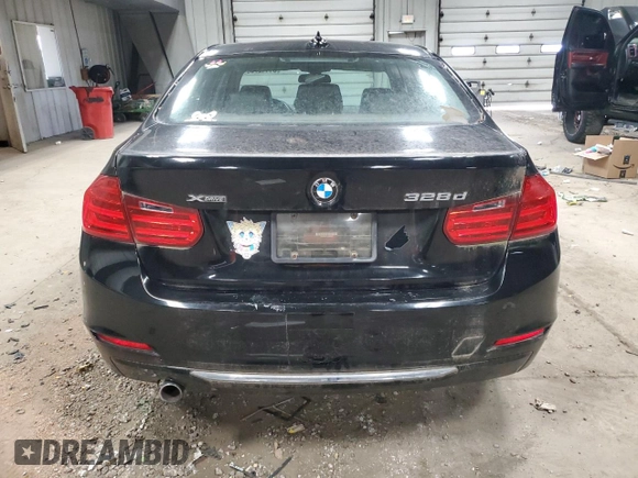 2014 BMW 3 Series 328d xDrive with VIN WBA3D5C51EKX96272, listed as a Copart auction lot 54442705 with 0 mi miles and Clean Title. Bid and sale history available at carsss.com. Image 6.