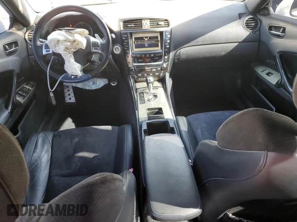 2011 Lexus IS F with VIN JTHBP5C22B5009186, listed as a Copart auction lot 49049665 with 114,900 mi miles and Salvage Title. Bid and sale history available at carsss.com. Image 8.