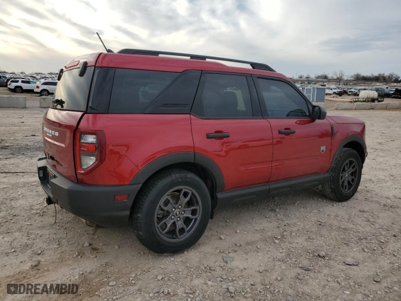 2021 Ford Bronco Sport Big Bend with VIN 3FMCR9B61MRA88910, listed as a Copart auction lot 47793915 with 52,374 mi miles and Salvage Title. Bid and sale history available at carsss.com. Image 3.