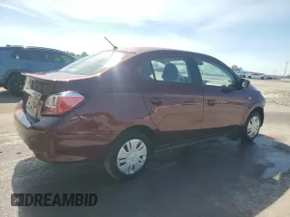 2024 Mitsubishi Mirage G4 ES with VIN ML32FUFJ5RHF00478, listed as a Copart auction lot 50647255 with 7,049 mi miles and Salvage Title. Bid and sale history available at carsss.com. Image 3.