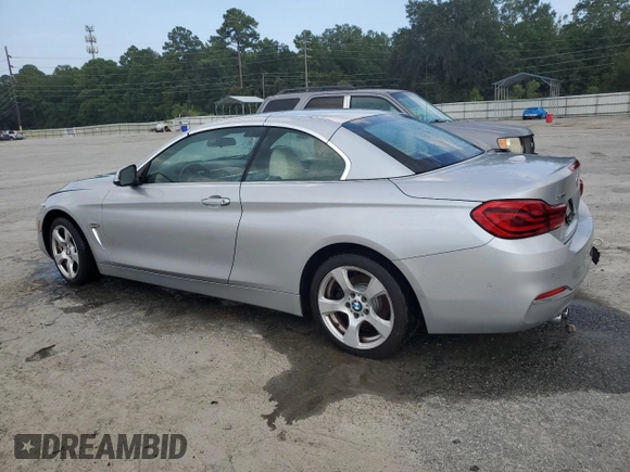 2018 BMW 4 Series 430i xDrive with VIN WBA4Z3C58JEC48792, listed as a Copart auction lot 66750814 with 75,648 mi miles and Salvage Title. Bid and sale history available at DreamBid. Image 2.