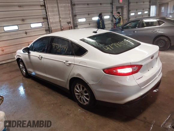 2015 Ford Fusion S with VIN 3FA6P0G73FR296798, listed as a IAAI auction lot 41789594 with 207,233 mi miles. Bid and sale history available at carsss.com. Image 3.