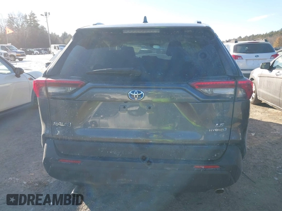 2021 Toyota RAV4 Hybrid LE with VIN 4T3LWRFVXMU035343, listed as a IAAI auction lot 41340188 with 37,072 mi miles. Bid and sale history available at carsss.com. Image 17.