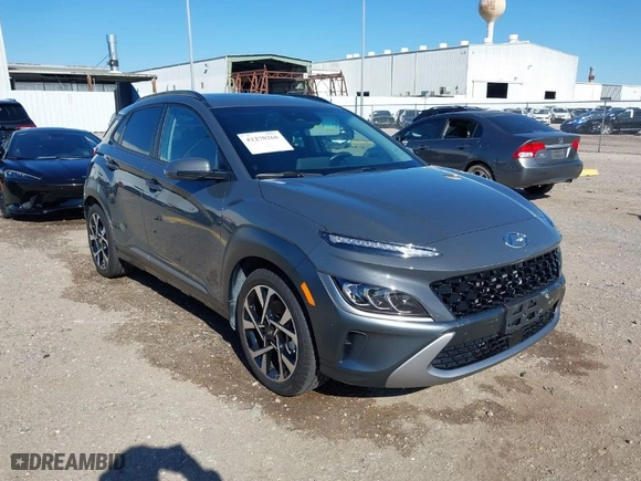 2023 Hyundai Kona Limited with VIN KM8K5CA38PU050101, listed as a IAAI auction lot 41270266 with 6,461 mi miles. Bid and sale history available at carsss.com. Image 1.