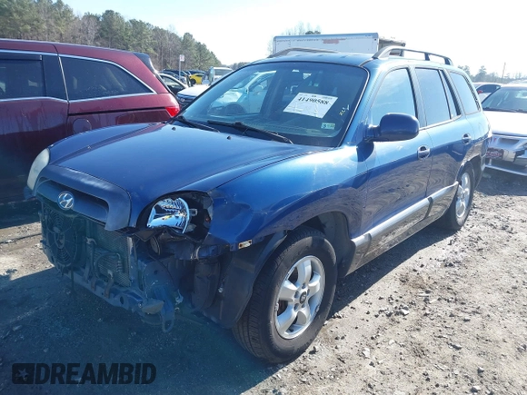 2006 Hyundai Santa Fe GLS with VIN KM8SC73DX6U098121, listed as a IAAI auction lot 41490588 with 171,087 mi miles. Bid and sale history available at carsss.com. Image 19.