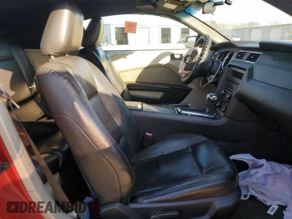 2011 Ford Mustang V6 with VIN 1ZVBP8EM8B5154117, listed as a Copart auction lot 45344255 with 137,343 mi miles and Salvage title. Bid and sale history available at DreamBid. Image 10.
