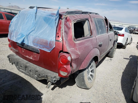 2006 Dodge Durango SXT with VIN 1D4HD38K26F129283, listed as a Copart auction lot 47465465 with Not Provided miles and Salvage Title. Bid and sale history available at DreamBid. Image 3.