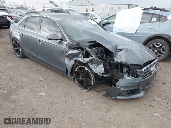 2012 Audi A4 Premium with VIN WAUBFAFLXCA120656, listed as a IAAI auction lot 42024150 with 151,192 mi miles and . Bid and sale history available at DreamBid. Image 1.