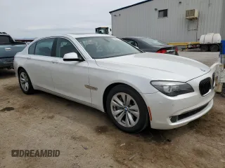 2011 BMW 7 Series 740Li with VIN WBAKB4C51BC574574, listed as a Copart auction lot 50425125 with 78,968 mi miles and Salvage title. Bid and sale history available at DreamBid. Image 4.