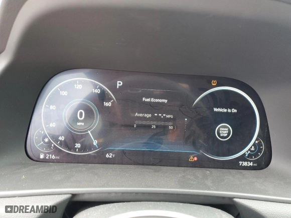 2020 Hyundai Sonata SEL Plus with VIN 5NPEJ4J24LH041023, listed as a Copart auction lot 44120474 with 73,834 mi miles and Salvage Title. Bid and sale history available at carsss.com. Image 9.