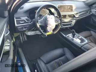 2021 BMW 7 Series 740i with VIN WBA7T2C01MCF51202, listed as a Copart auction lot 84522934 with Not provided miles and Salvage title. Bid and sale history available at DreamBid. Image 8.