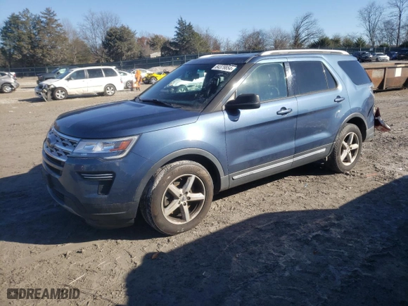 2019 Ford Explorer XLT with VIN 1FM5K7D88KGB29179, listed as a Copart auction lot 84379854 with 128,702 mi miles and Salvage Title. Bid and sale history available at carsss.com. Image 1.