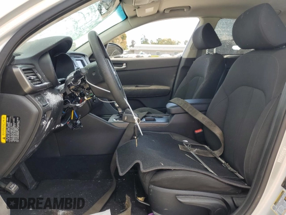 2017 Kia Optima LX with VIN KNAGT4L35H5163760, listed as a Copart auction lot 53472075 with 69,559 mi miles and Salvage Title. Bid and sale history available at carsss.com. Image 7.