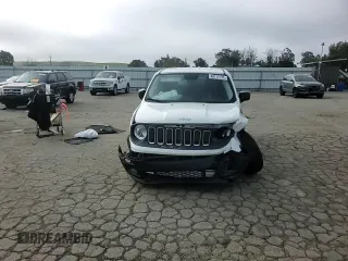 2017 Jeep Renegade Sport with VIN ZACCJAAB1HPG16988, listed as a Copart auction lot 46712195 with 109,260 mi miles and Salvage Title. Bid and sale history available at DreamBid. Image 11.