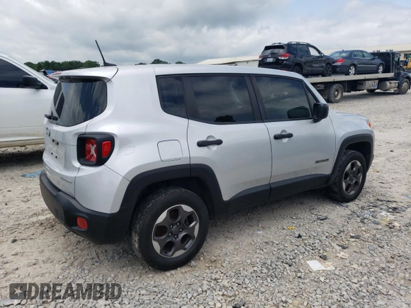 2018 Jeep Renegade Sport with VIN ZACCJBABXJPJ42855, listed as a Copart auction lot 61055385 with 121,046 mi miles and Clean title. Bid and sale history available at DreamBid. Image 3.