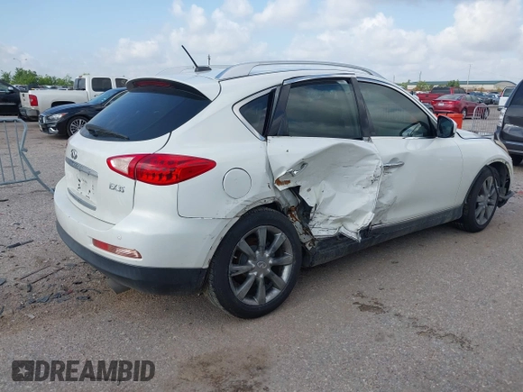 2010 Infiniti EX with VIN JN1AJ0HP4AM702323, listed as a IAAI auction lot 42430666 with 128,173 mi miles and . Bid and sale history available at DreamBid. Image 4.