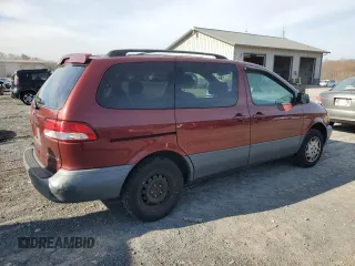 2002 Toyota Sienna LE with VIN 4T3ZF13C62U503242, listed as a Copart auction lot 81614164 with 126,234 mi miles and Salvage Title. Bid and sale history available at carsss.com. Image 3.
