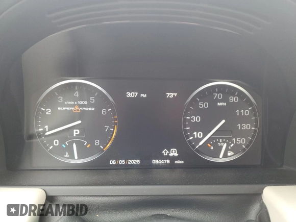 2011 Land Rover Range Rover SC with VIN SALMF1E4XBA331238, listed as a Copart auction lot 59516845 with 94,479 mi miles and Salvage title. Bid and sale history available at DreamBid. Image 9.