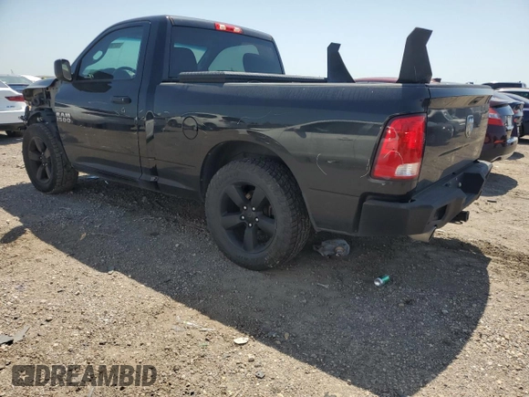 2018 Ram 1500 Express with VIN 3C6JR6AT0JG122755, listed as a Copart auction lot 52092235 with 109,140 mi miles and Salvage title. Bid and sale history available at DreamBid. Image 2.