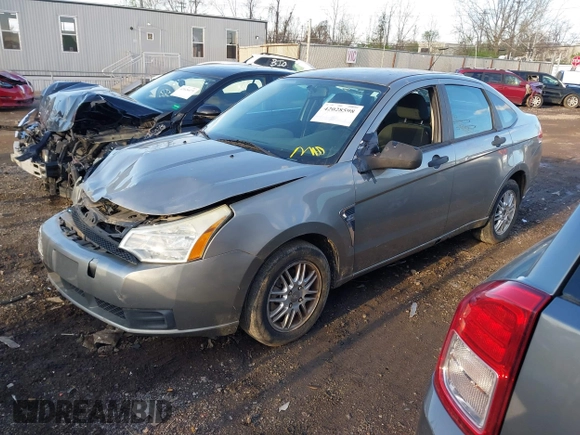 2008 Ford Focus SE with VIN 1FAHP35N98W165970, listed as a IAAI auction lot 42028598 with 242,004 mi miles and . Bid and sale history available at carsss.com. Image 17.