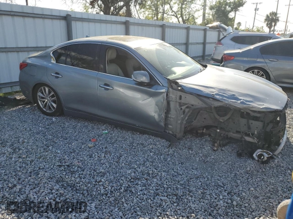 2014 Infiniti Q50 с VIN JN1BV7APXEM683701, выставлен на аукционе Copart как лот 47630075 с пробегом 102 704 миль миль и Списание • Salvage title. История ставок и продаж доступна на DreamBid. Изображение 4.