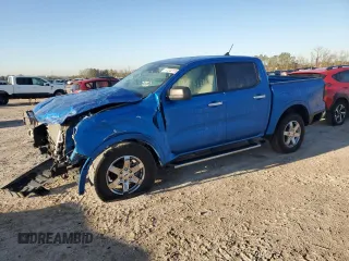 2024 Ford Ranger XLT with VIN 1FTER4GH1RLE01261, listed as a Copart auction lot 47242115 with 6,885 mi miles and Salvage Title. Bid and sale history available at carsss.com. Image 1.