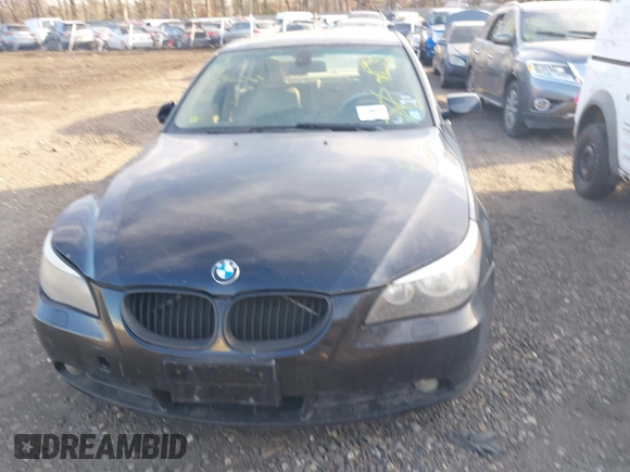 2007 BMW 5 Series 525i with VIN WBANE53547CY07574, listed as a IAAI auction lot 41685310 with Not Provided miles and . Bid and sale history available at carsss.com. Image 6.