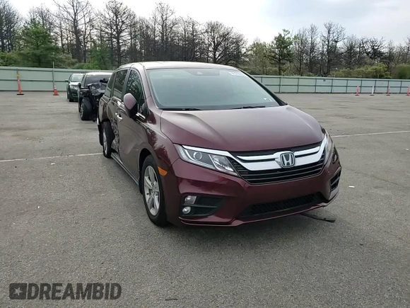 2019 Honda Odyssey EX-L z VIN 5FNRL6H72KB044895, wystawiony jako Copart lot #56573285 z przebiegiem 54 548 mil mil oraz Szkoda całkowita • Salvage title. Historia ofert i sprzedaży dostępna na DreamBid. Obrazek 14.