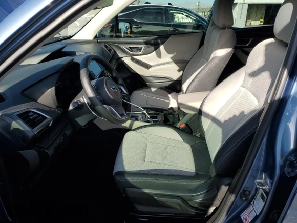 2019 Subaru Forester with VIN JF2SKAAC1KH593648, listed as a Copart auction lot 48014365 with 45,187 mi miles and Salvage Title. Bid and sale history available at carsss.com. Image 7.