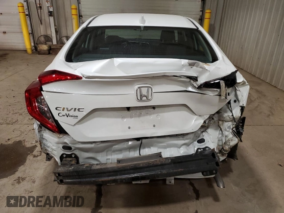 2020 Honda Civic Sedan EX with VIN 19XFC1F37LE213550, listed as a Copart auction lot 52128175 with 31,164 mi miles and Salvage Title. Bid and sale history available at carsss.com. Image 6.