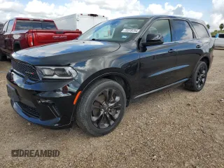 2021 Dodge Durango SXT Plus with VIN 1C4RDHAG2MC608984, listed as a Copart auction lot 72278754 with 39,119 mi miles and Salvage Title. Bid and sale history available at DreamBid. Image 1.