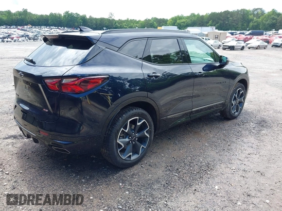 2020 Chevrolet Blazer RS with VIN 3GNKBERSXLS674794, listed as a IAAI auction lot 42390464 with 31,573 mi miles and . Bid and sale history available at DreamBid. Image 4.