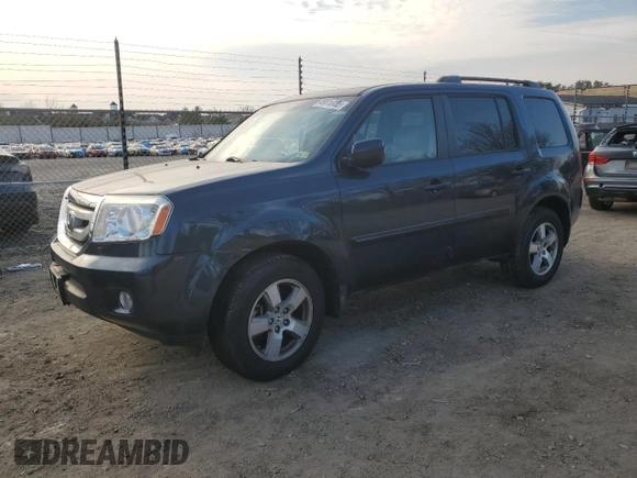 2011 Honda Pilot EX-L with VIN 5FNYF4H59BB006425, listed as a Copart auction lot 49816405 with 167,693 mi miles and Salvage Title. Bid and sale history available at carsss.com. Image 1.