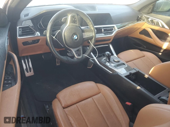 2022 BMW 4 Series M440i with VIN WBA53AT06NCK03623, listed as a Copart auction lot 76490964 with Not provided miles and Salvage title. Bid and sale history available at DreamBid. Image 8.