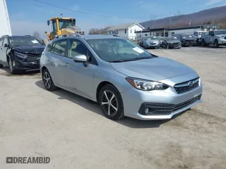 2022 Subaru Impreza Premium with VIN 4S3GTAV6XN3704964, listed as a IAAI auction lot 41779191 with 34,130 mi miles. Bid and sale history available at carsss.com. Image 1.