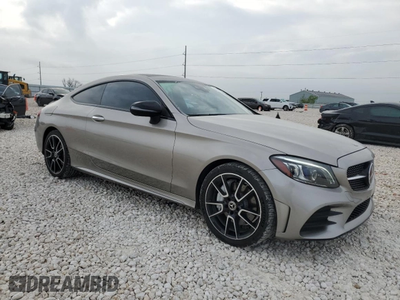 2019 Mercedes-Benz C 300 with VIN WDDWJ8EBXKF769031, listed as a Copart auction lot 50395095 with 46,485 mi miles and Salvage Title. Bid and sale history available at DreamBid. Image 4.