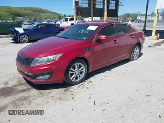 2013 Kia Optima EX with VIN 5XXGN4A70DG161424, listed as a IAAI auction lot 42084131 with 248,358 mi miles. Bid and sale history available at carsss.com. Image 2.