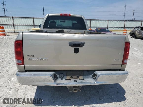 2005 Dodge Ram 2500 SLT with VIN 3D7KR28CX5G709973, listed as a Copart auction lot 66154464 with 405,524 mi miles and Clean Title. Bid and sale history available at carsss.com. Image 6.