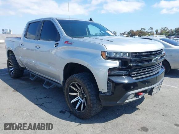 2019 Chevrolet Silverado 1500 LT Trail Boss with VIN 3GCPYFED9KG117659, listed as a IAAI auction lot 42128402 with 61,759 mi miles and . Bid and sale history available at DreamBid. Image 1.