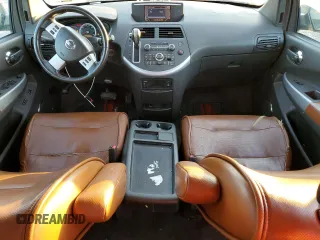 2007 Nissan Quest S with VIN 5N1BV28U07N132617, listed as a Copart auction lot 80720214 with 158,652 mi miles and Salvage Title. Bid and sale history available at carsss.com. Image 8.