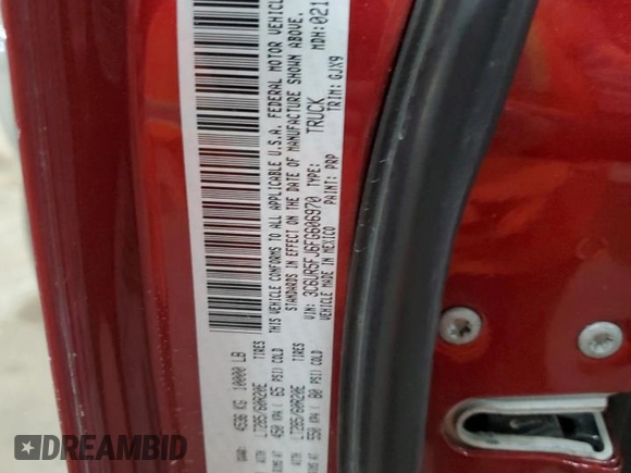 2015 Ram 2500 Laramie с VIN 3C6UR5FJ6FG606970, выставлен на аукционе Copart как лот 88541635 с пробегом 165 490 миль миль и Списание • Salvage title. История ставок и продаж доступна на DreamBid. Изображение 12.