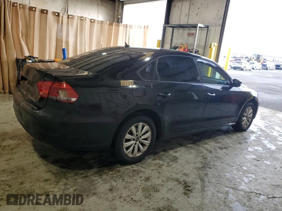 2013 Volkswagen Passat S with VIN 1VWAP7A30DC035351, listed as a Copart auction lot 84110754 with 268,287 mi miles and Salvage title. Bid and sale history available at DreamBid. Image 3.