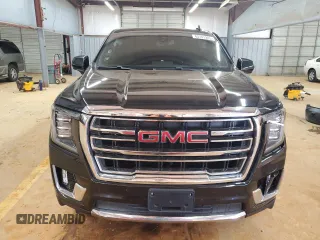 2021 GMC Yukon XL SLT with VIN 1GKS2GKD5MR361239, listed as a Copart auction lot 43741285 with 98,316 mi miles and Salvage Title. Bid and sale history available at carsss.com. Image 5.