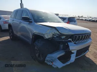 2023 Jeep Grand Cherokee with VIN 1C4RJYB69PC624540, listed as a IAAI auction lot 42371429 with 48,384 mi miles and . Bid and sale history available at DreamBid. Image 1.