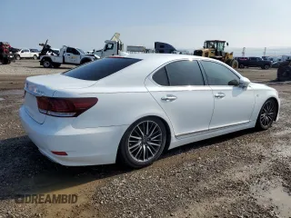 2017 Lexus LS with VIN JTHBL5EF6H5143395, listed as a Copart auction lot 79172684 with 33,494 mi miles and Salvage Title. Bid and sale history available at carsss.com. Image 3.