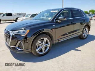 2020 Audi Q3 S line Premium z VIN WA1DECF30L1100906, wystawiony jako Copart lot #53922435 z przebiegiem 41 961 mil mil oraz Szkoda całkowita • Salvage title. Historia ofert i sprzedaży dostępna na DreamBid. Obrazek 1.