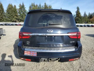 2020 Infiniti QX80 LUXE with VIN JN8AZ2NE1L9252399, listed as a Copart auction lot 73804864 with 82,767 mi miles and Salvage Title. Bid and sale history available at carsss.com. Image 6.
