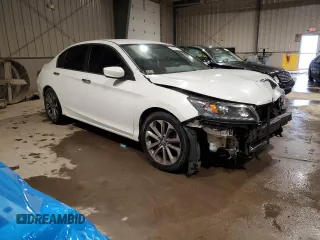 2014 Honda Accord Sedan Sport with VIN 1HGCR2F52EA190131, listed as a Copart auction lot 82997814 with 0 mi miles and Salvage Title. Bid and sale history available at carsss.com. Image 4.