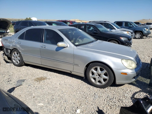 2006 Mercedes-Benz S-Class 5.0L with VIN WDBNG84J36A465246, listed as a Copart auction lot 68809814 with 0 mi miles and Salvage Title. Bid and sale history available at carsss.com. Image 4.